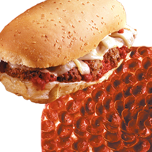 $3 off a LG Pizza and Sub